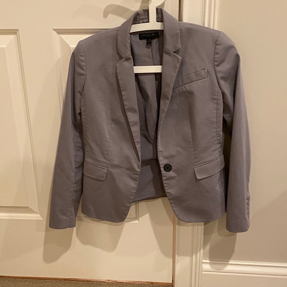 Ann Taylor Classic Gray Blazer